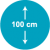 100 cm 100 cm