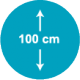 100 cm 100 cm