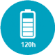 120 h 120 h