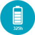 325 h