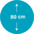 80 cm